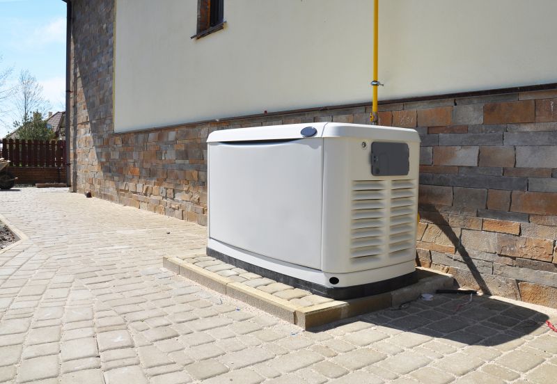 Generator Installed Near a Home Exterior