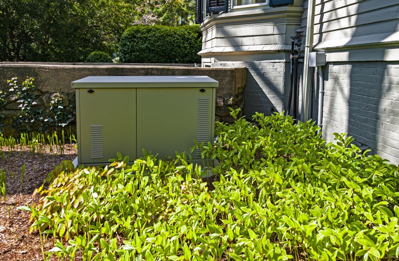 Generator in a Residential Neighborhood
